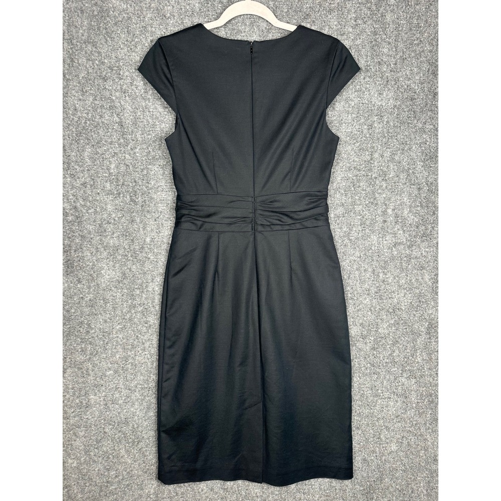 Banana Republic Womens Classic Stretch Sheath Dress Black Size 6 Professional - Picture 12 of 12